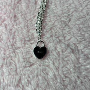 DIOR Beauty VIP gift Heart lock necklace